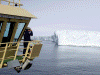 John sights gigantic iceberg