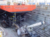 NVIB Nathaniel B. Palmer in dry dock, Chile in 2002